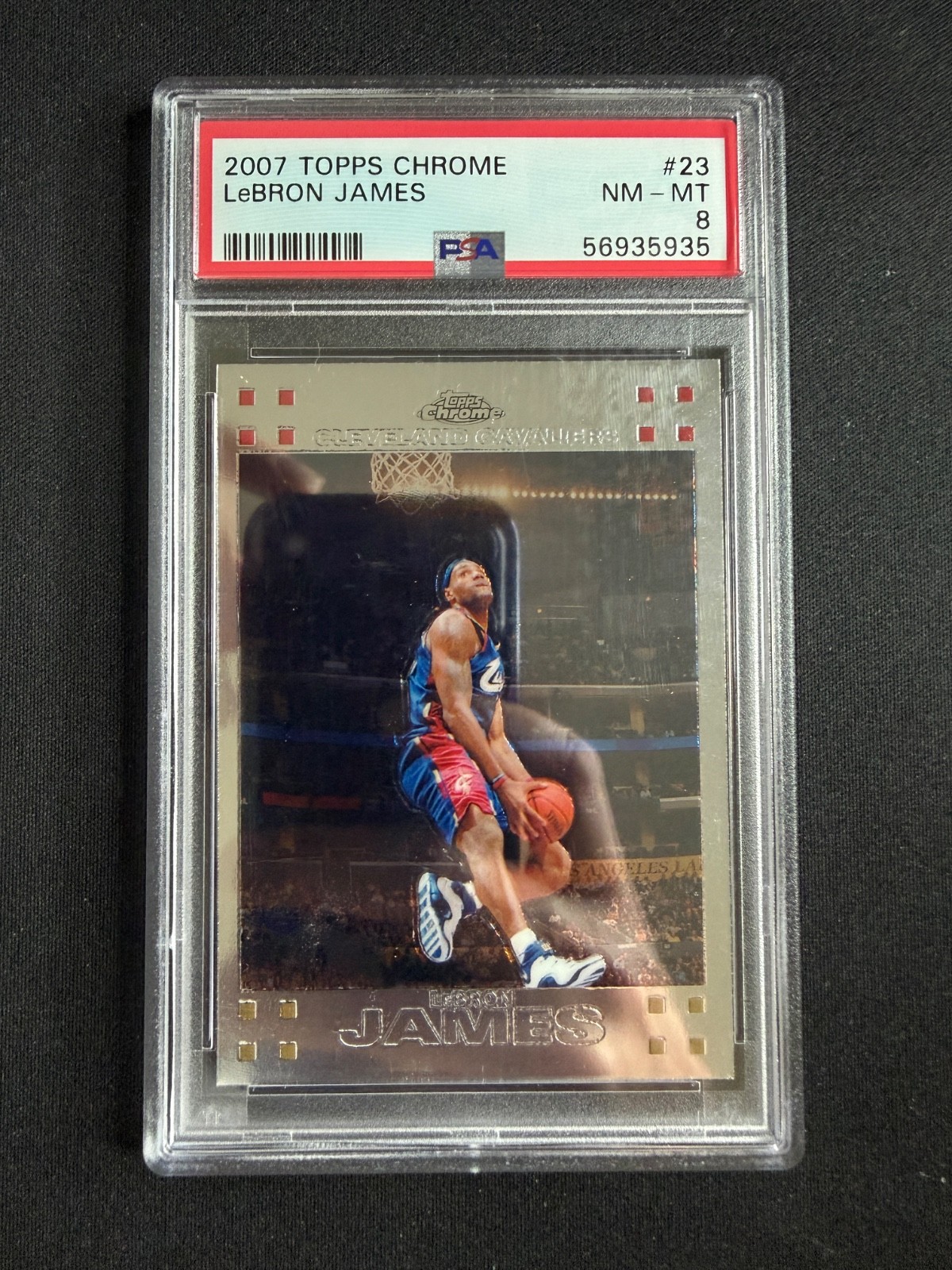LeBron James 2007 Topps Chrome #23 Base Price Guide - Sports Card