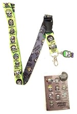 DC Comics Suicide Squad Team Skulls Reversible Breakaway Keychain Lanyard with