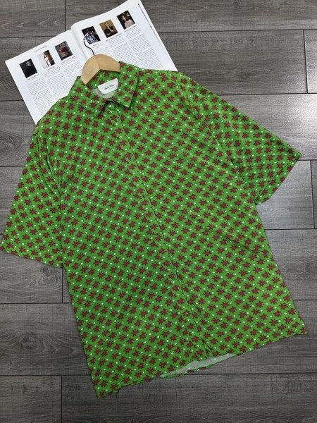 Women American Vintage Shirt Green Viscose 38 / M