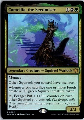 Camellia, the Seedmiser 207 R Promo Pack: Bloomburrow Magic: The Gathering NM/M