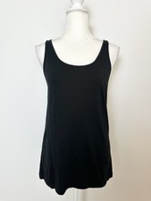 A New Day Womens Casual Tank Top Size XXL Black Scoop Neck Sleeveless Top