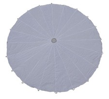 S&S Worldwide Color-Me 24' D Play Parachute W/ Handles SOLID WHITE