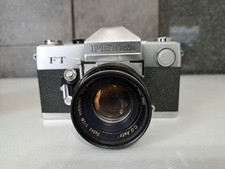 Petri FT 35mm SLR Camera with 55mm f/1.8 Lens Untested