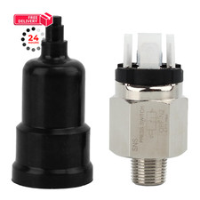 SNS 1/4 Inch NPT Male Thread Pneumatic Adjustable Diaphragm QPF-N2, Black