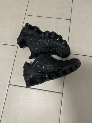 Nike Shox TL Herren Sneaker Schwarz EU 44 Low Top Mesh Schnürung MPN AV3595-002