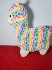 Rainbow Amuse Alpaca Lama Plush/Stuffed Toy Animal Doll