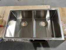 32 Inch Undermount Double Bowl 16 Gauge Stainless Steel Kitchen Sink