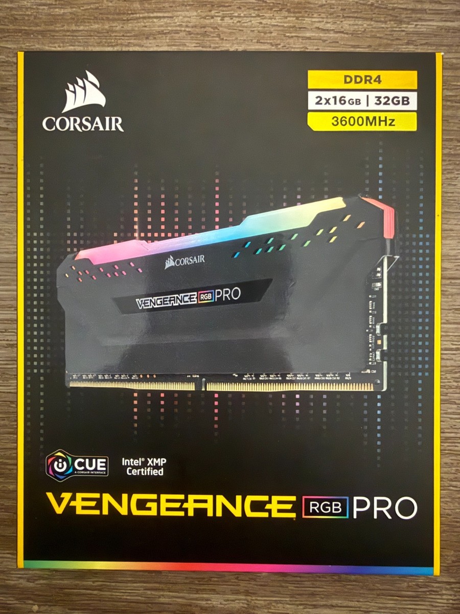 Corsair Vengeance RGB Pro 32GB (2 x 16GB) DDR4 DRAM 3600MHz C18