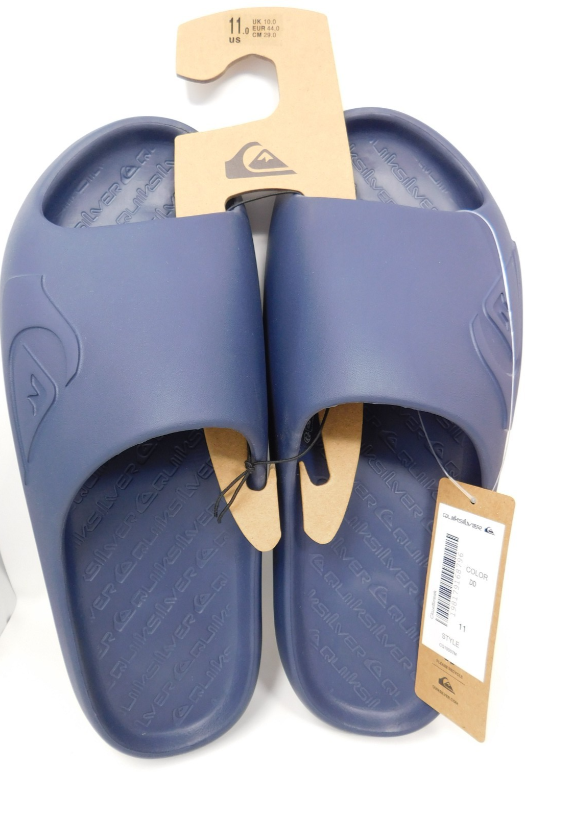 SAOLA Quiksilver Cloudbreak Slides ciabatte sandali uomo taglia 11 blu evaupper suola EVA