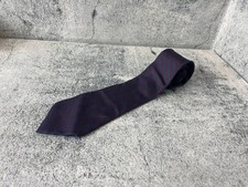 Christian Dior Mens Classic Tie Gray  Red Silk Vintage CD