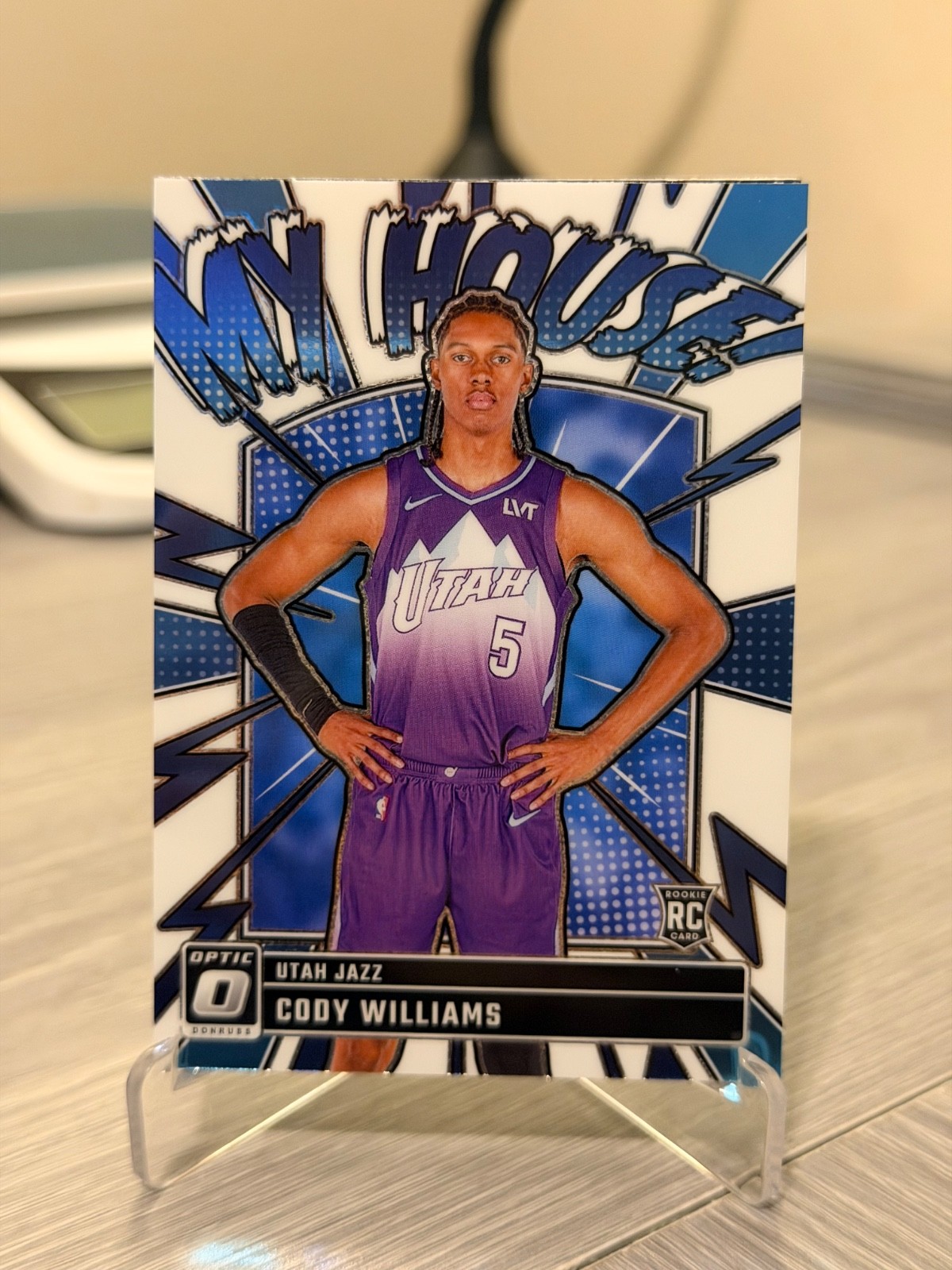 2024-25 Panini Donruss Optic - My House Cody Williams #4 (RC)