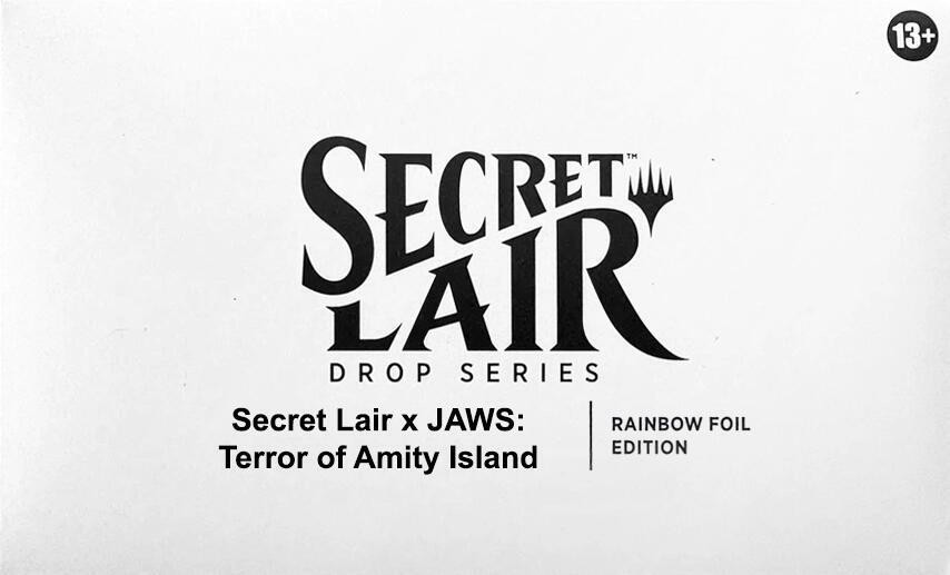 MTG Secret Lair Jaws: Terror of Amity Island Rainbow Foil Edition