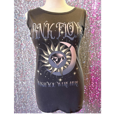 Torrid Plus Size 3 PINK FLOYD Sun Moon Concert Rock Classic Fit Tank Top New 3X