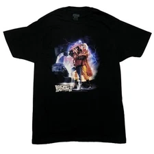 Back to the Future New Adult T-Shirt - Part II McFly & Doc Brown Poster Image