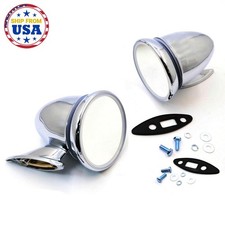 For Jaguar Xk120 Xk140 Xk150 420 Pair Chrome Mirror Lh Rh Set 2pcs 1948-1968 For Jaguar Xk120 Xk140 Xk150 420 Pair Chrome Mirror Lh Rh Set 2pcs 1948-1968
