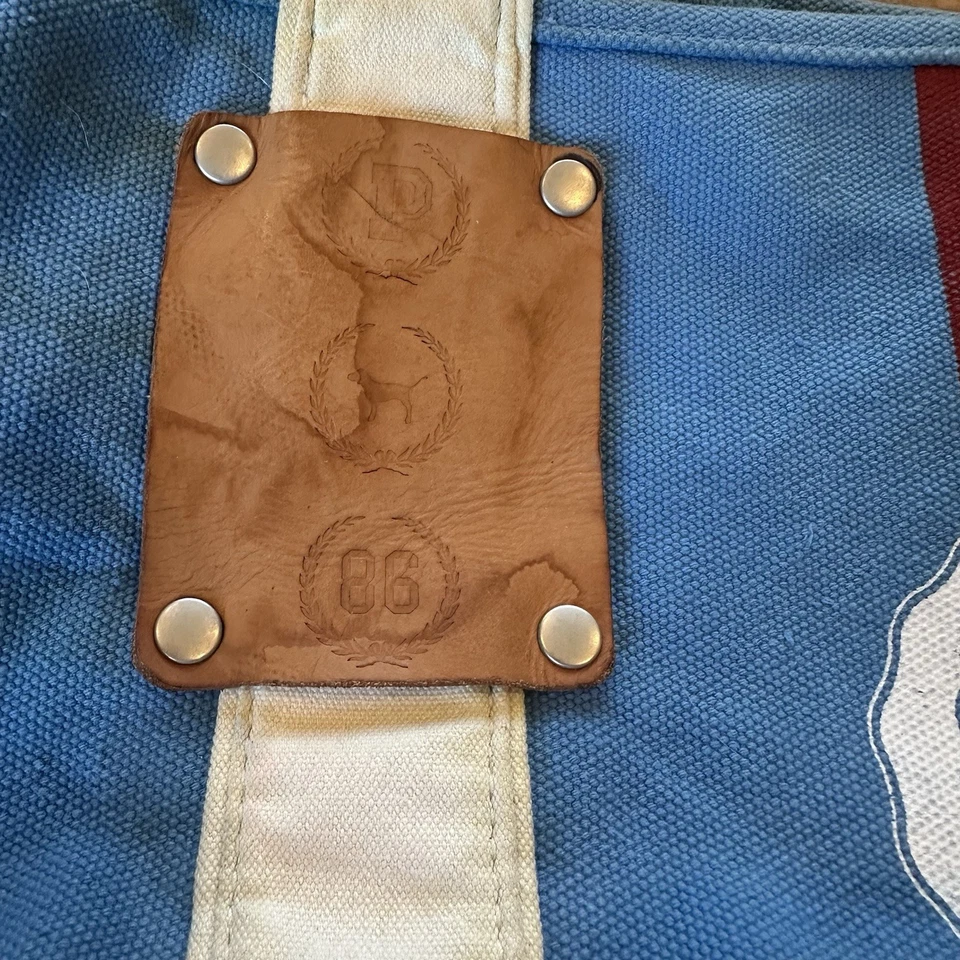 Vintage Y2K Victoria's Secret PINK Limited Edition Boat Tote Blue Weekender  Bag - Image 3 of 4