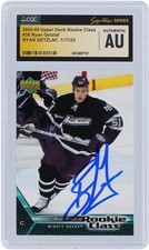 Ryan Getzlaf Anaheim Ducks Signed 2005-06 Upper Deck Rookie Class #38 CGC Card