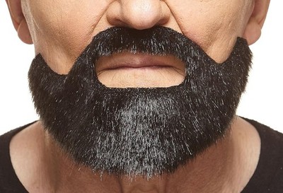 Reusable Short Boxed Fake Beard - Perfect for Theaters and Costume Parties