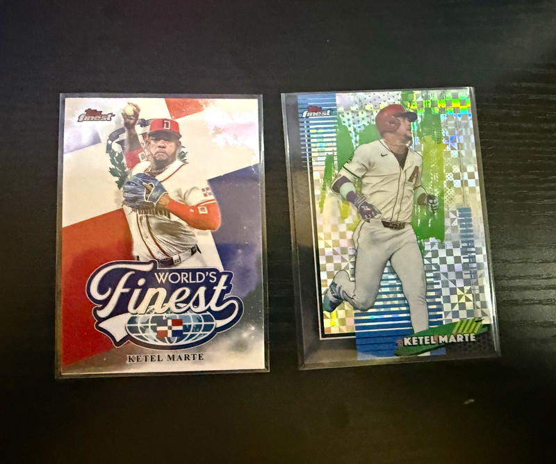 Topps 2 Card Lot 2026 Finest Ketel Marte World's Finest WF-21