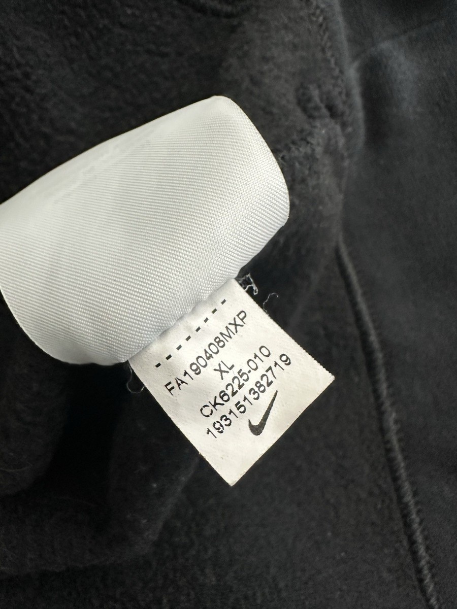 Supreme x Nike FA19 Leather Applique Heavyweight Hoodie CK6225-010