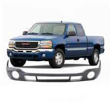 Bumper Cover For 2003-2007 Gmc Sierra 1500 Wfog Front Primed Bumper Cover For 2003-2007 Gmc Sierra 1500 Wfog Front Primed