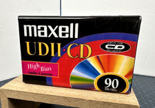 Maxell UDII CD 90 - IEC TYPE II High Bias Blank Cassette - New  Sealed