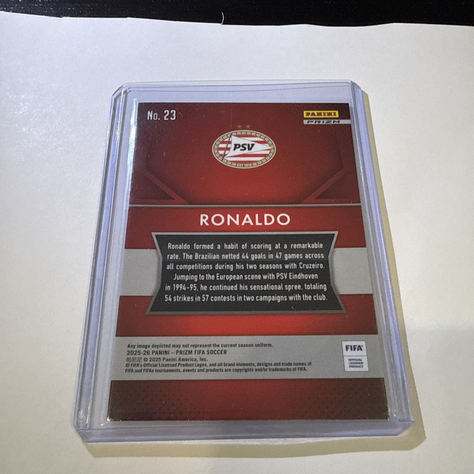 2025-26 Panini Prizm FIFA soccer / Ronaldo SSP No. 23 SSP🔥🔥🔥 view 7