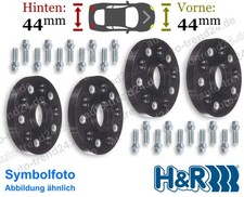 HR Spurverbreiterung schwarz DRA 44mm/Achse für VW ID.3 E11 E12 Bj. 2019-2025