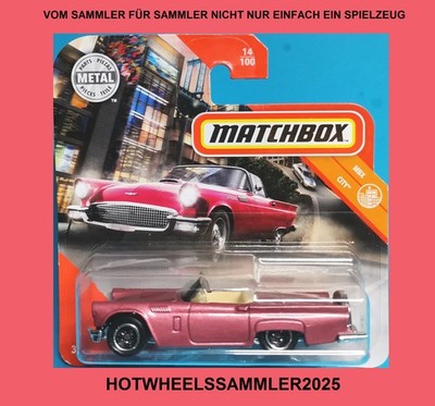MATCHBOX MBX CITY ''1957 FORD THUNDERBIRD'' 14/100 OVP UNGEÖFFNET ANSEHEN!