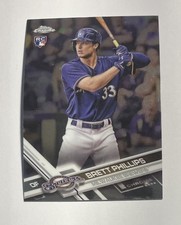 Brett Phillips 2017 Topps Chrome Update Rookie #HMT77 Brewers RC