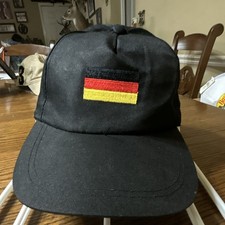 Black Germany Flag Patch Baseball Cap Adjusta...