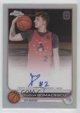 2022-23 Topps Chrome OTE Overtime Elite Chrome Tudor Somacescu #CA-TS2 Auto 0g4
