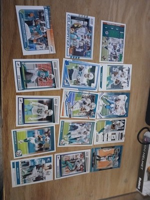 Miami Dolphins Football Card Lot (Inserts And Rookies + Bases) Cards As Pictured