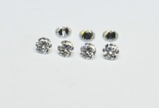 4 mm White Diamond Cut Moissanite Loose Gemstone, Faceted Stone For Jewellery