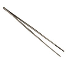 12" Blunt Serrated Tweezers Stainless Steel Lampworking Hot Glass Supplies Tools
