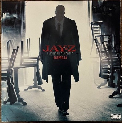 Jay-Z American Gangster Acappella LP Vinyl 2007 Roc-A-Fella Hip-Hop 12'' 33 RPM