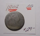 Photo of a 1802-P Large Cent from an eBay listing that sold on Jul 19, 2026