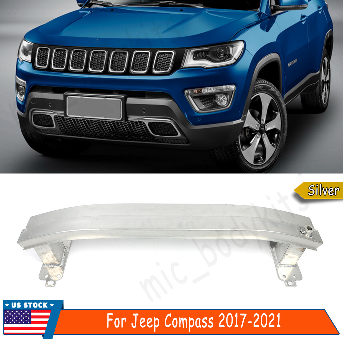 Jeep Compass Renegade 2017-2021 Front Bumper Reinforcement Impact Bar