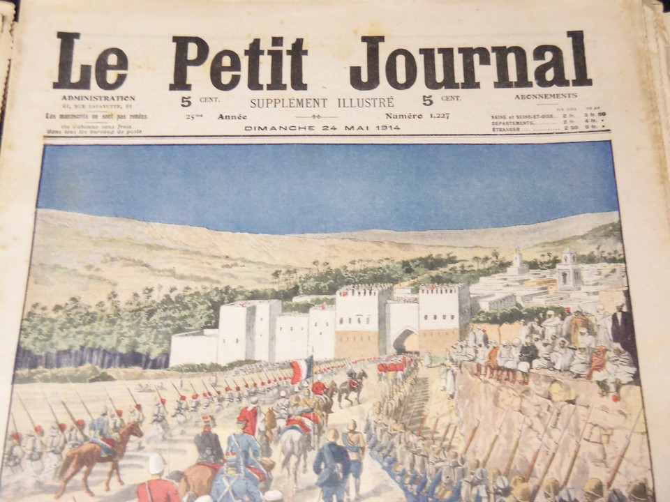 1914 LE PETIT JOURNAL SUPPLEMENT ILLUSTRE MAGAZINES LOT OF 33 NP