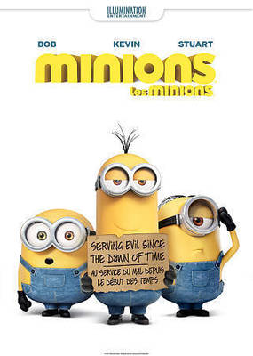 Minions DVD THE MOVIE ANIMATED CARTOON MOVIE Sandra Bullock, Jon Hamm PART 1