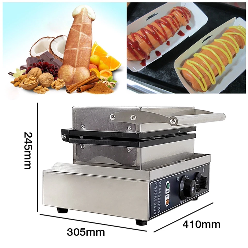Kolice Commercial Strange Shape Waffle Stick Maker Waffle Machine-4 Sticks - Image 3 of 4