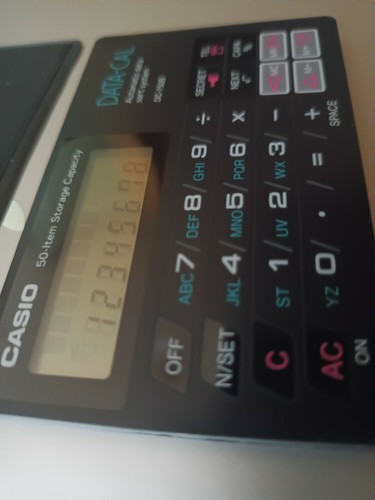 BRAND NEW Casio Data-Cal DC-750B - Afbeelding 7 van 8