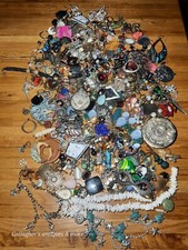 Huge Craft Lot Jewelry Costume Junk  Scrap Lot# 300