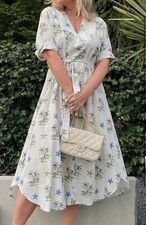 ZARA NEW PALM PRINT MIDI DRESS 5216/045 (size S)