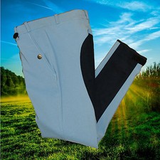 HKM Breeches Kids, Light Blue Blue, Childrens Breeches, Breeches Kids Full Seat