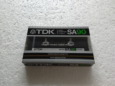TDK SA 90 1983 MC Kassette Cassette NEU und OVP