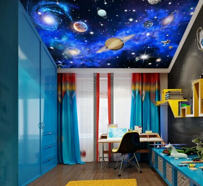 3D Planet Vortex 1446 Geschäft Tapete Wandgemälde Selbstklebend Handel Zoe