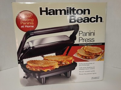 hamilton beach gourmet panini press
