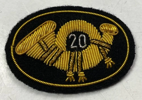 CIVIL WAR 20th INFANTRY HAT CAP KEPI INSIGNIA-SMALL