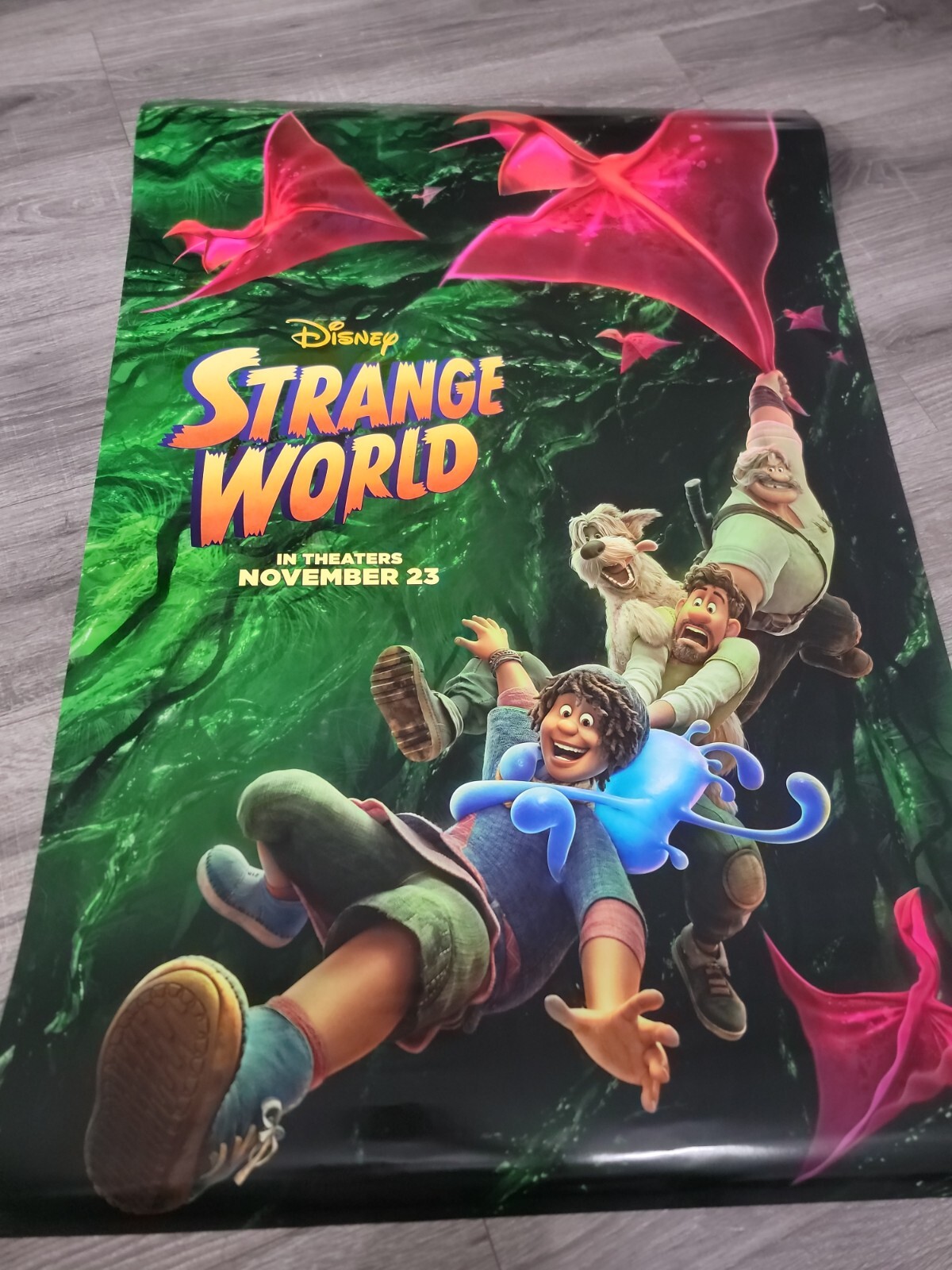 STRANGE WORLD (Disney) original movie poster double sided 27x40 | eBay